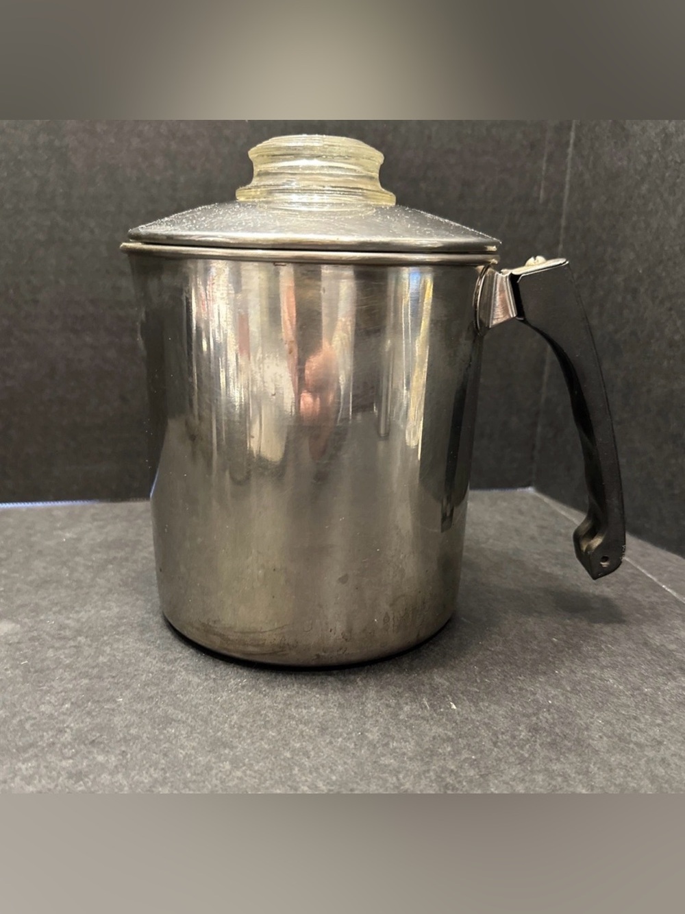 VTG Stainless Steel Stovetop Coffee Percolator 8-9 Cup INDUCTION READY Magnetic